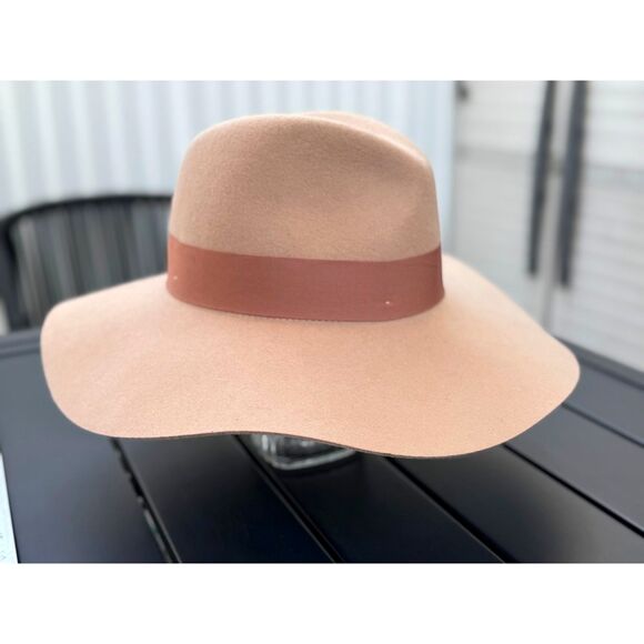 Brixton Supply Company Piper Blush Wool Floppy Felt Panama Hat SZ S (7 = 56 CM) - Picture 10 of 12